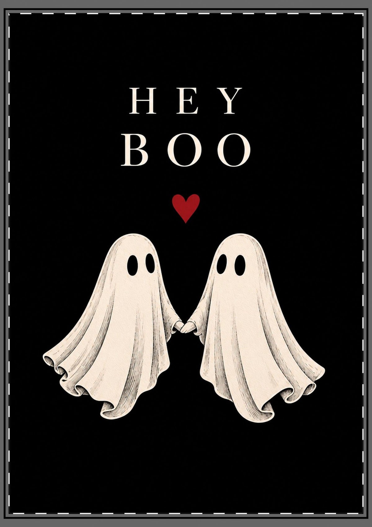 Hey Boo Card