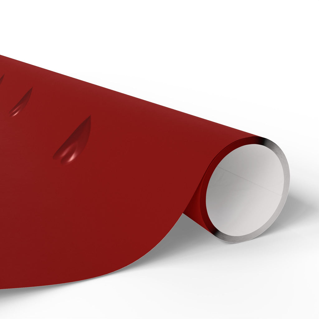 Red Hearts Wrapping Paper