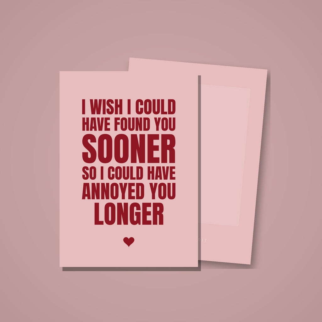 Annoyed You Longer Card mockup