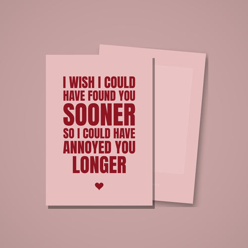 Annoyed You Longer Card mockup