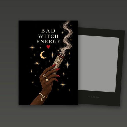 Bad Witch Energy Card – Deep by The Paper Edit