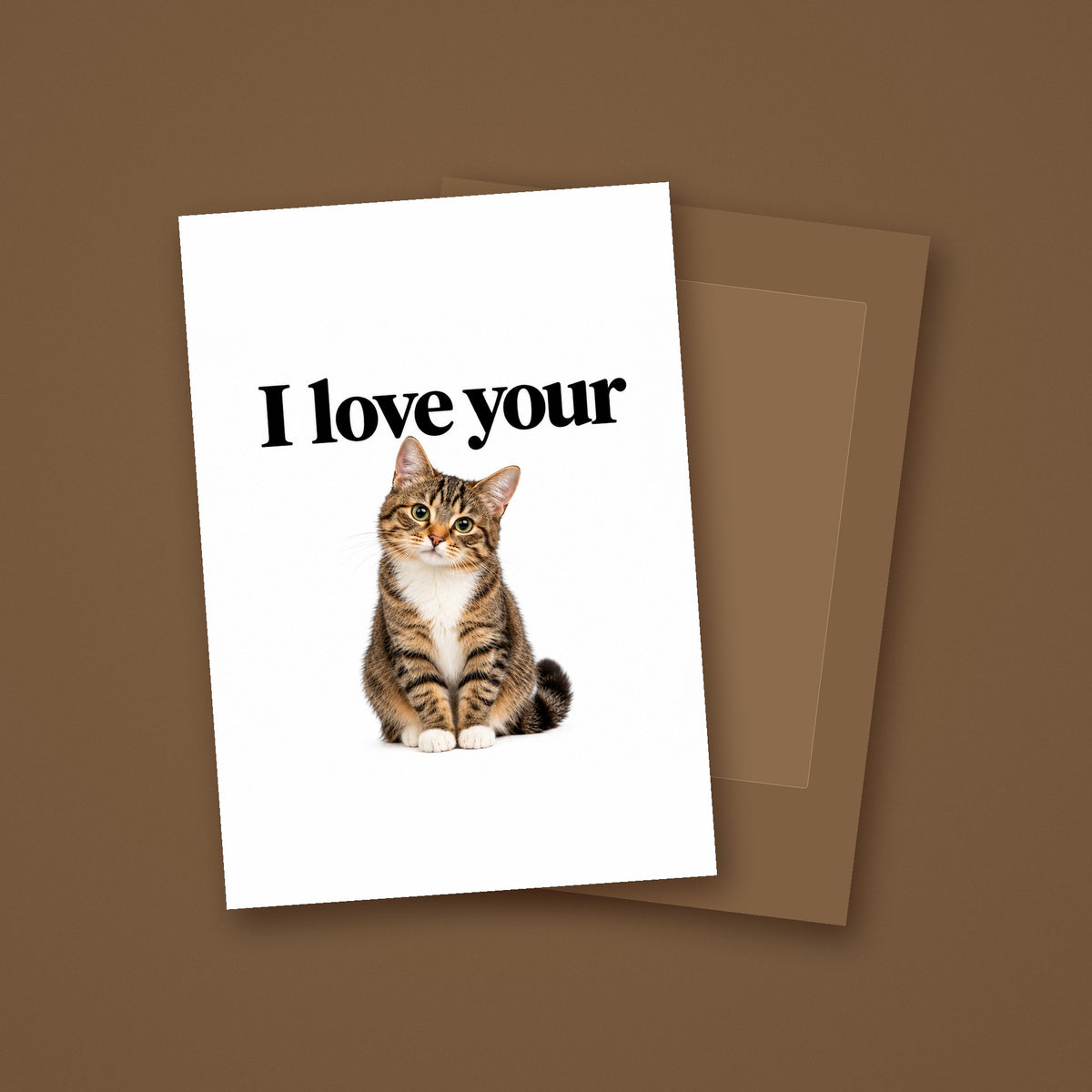 I Love Your Kitty Card by The Paper Edit
