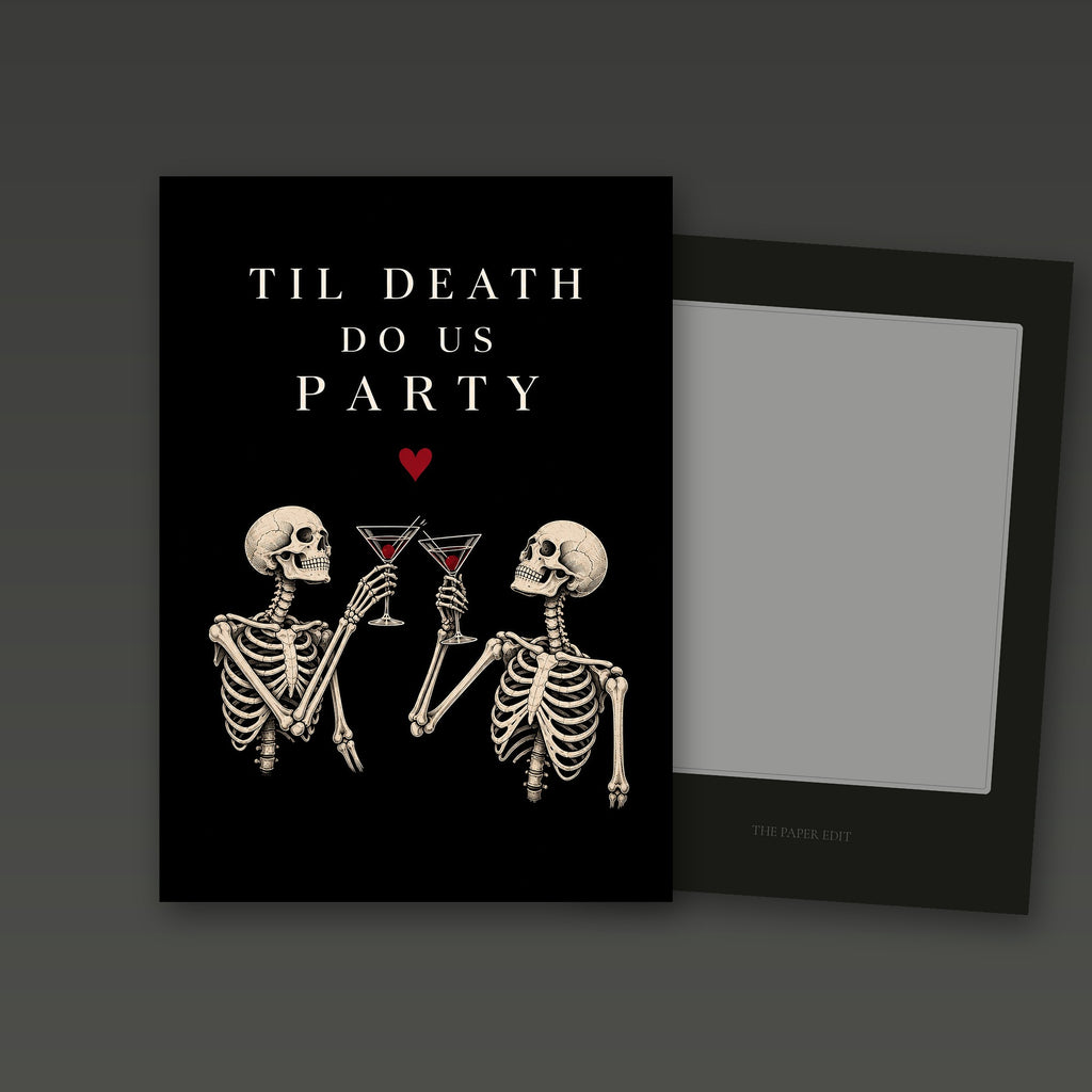 Til Death Do Us Party Card by The Paper Edit