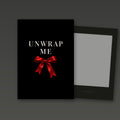 Unwrap Me Card – Black by The Paper Edit