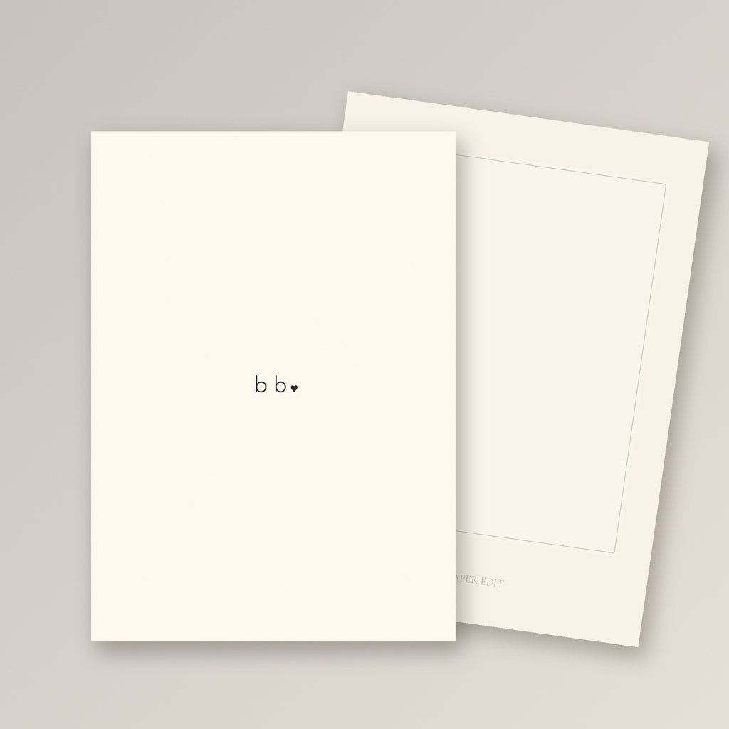 BB Heart Card by The Paper Edit