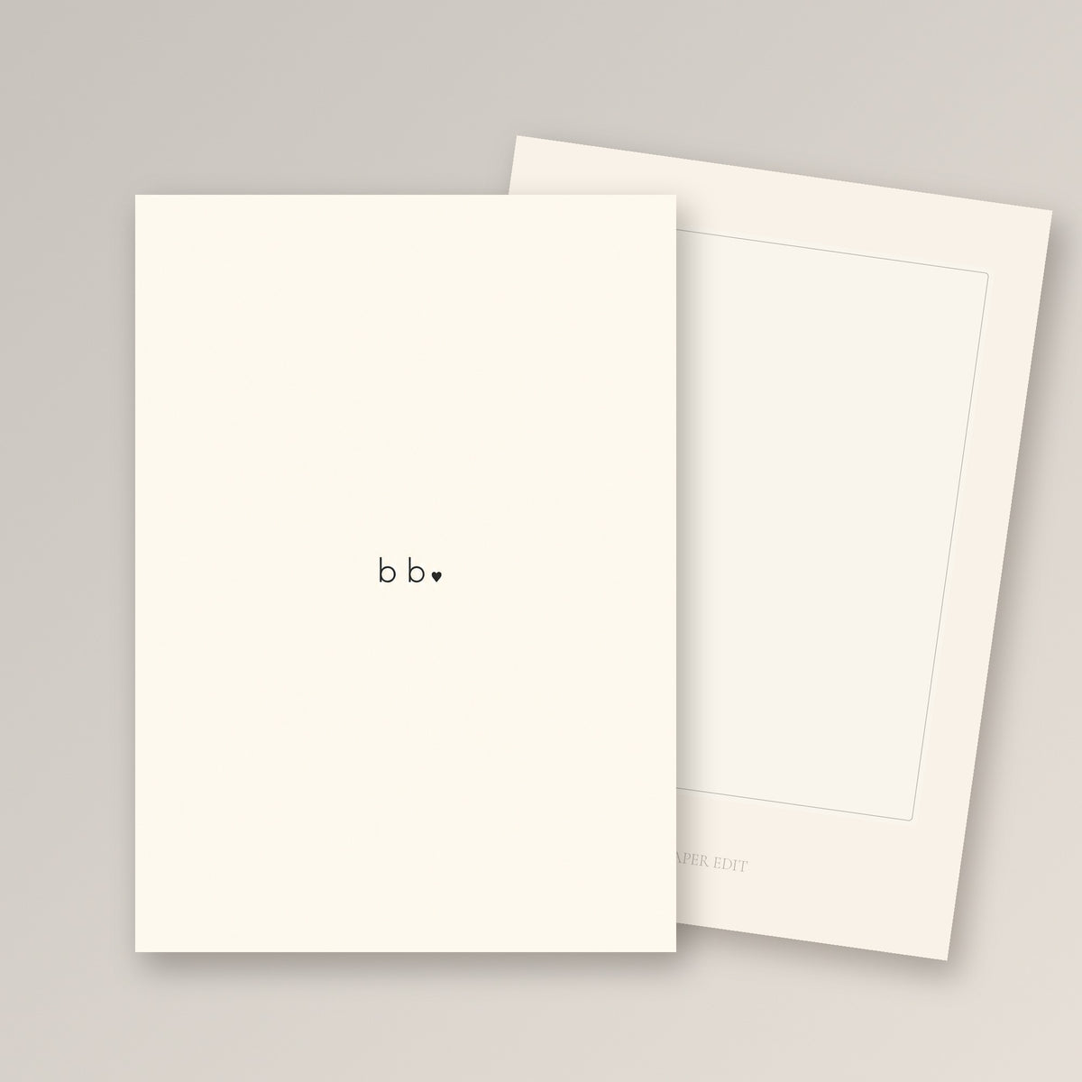 BB Heart Card by The Paper Edit