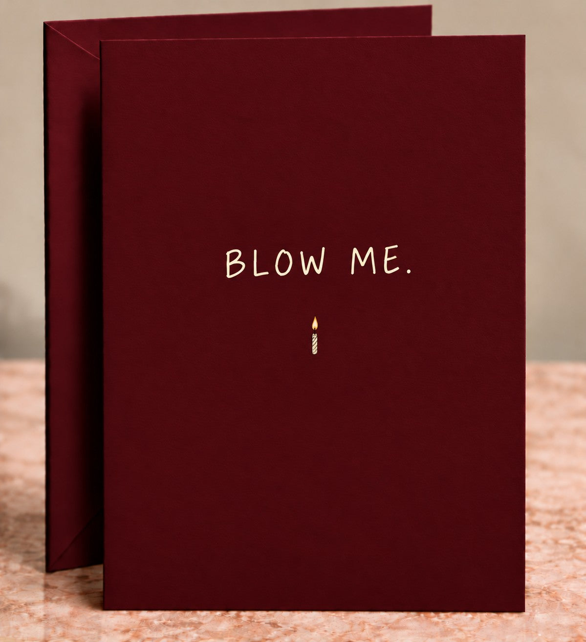 Blow Me Card by The Paper Edit
