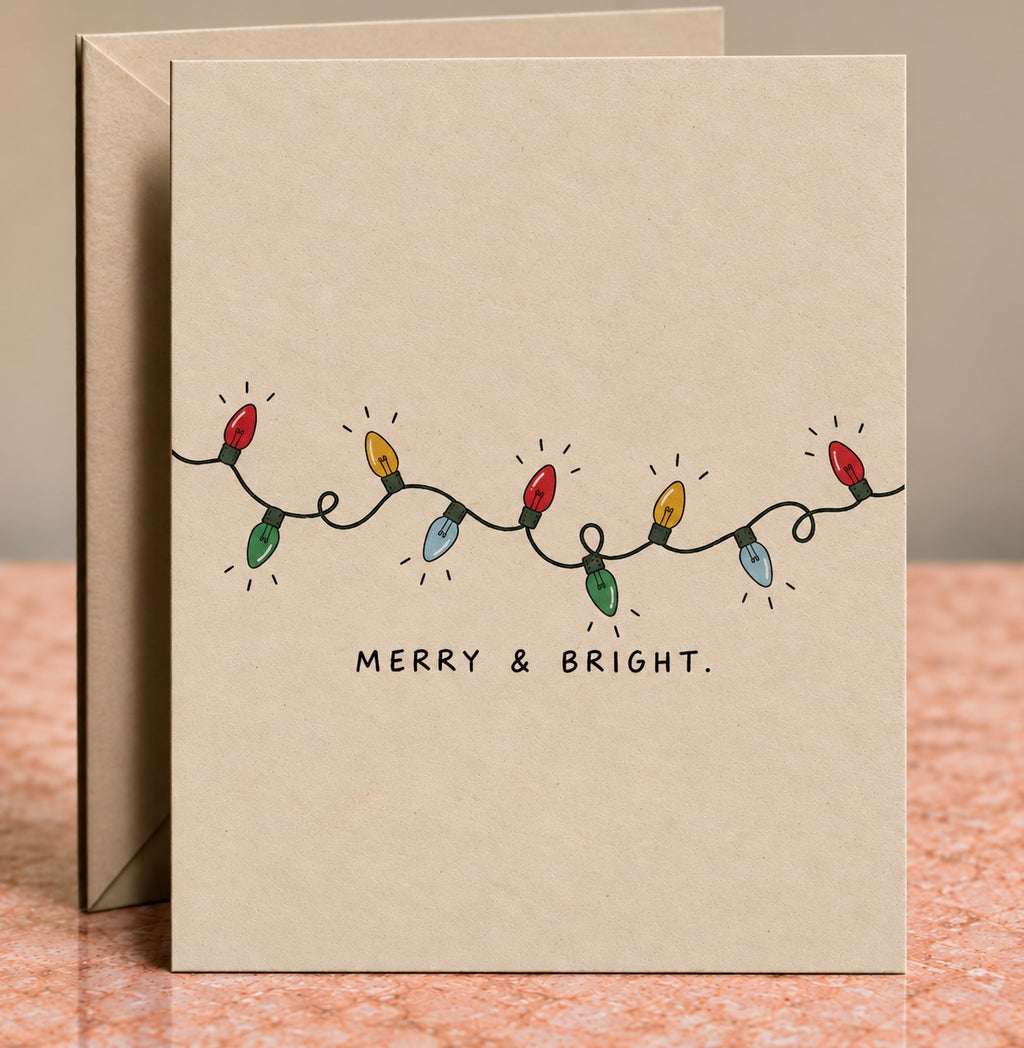 Merry & Bright Card by The Paper Edit