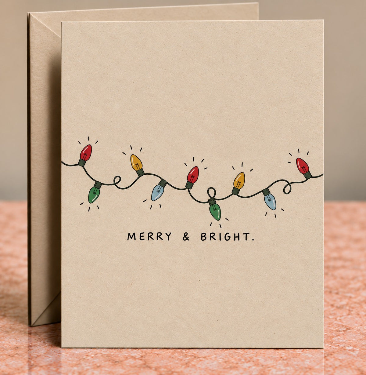 Merry & Bright Card by The Paper Edit