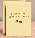 Birthday Sex Counts As Cardio Card by The Paper Edit