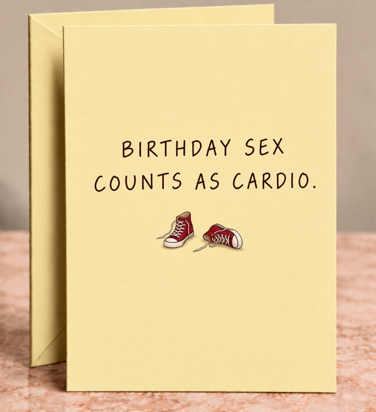 Birthday Sex Counts As Cardio Card by The Paper Edit