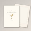 Dirty Martini Card by The Paper Edit