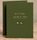 Resting Grinch Face Card by The Paper Edit