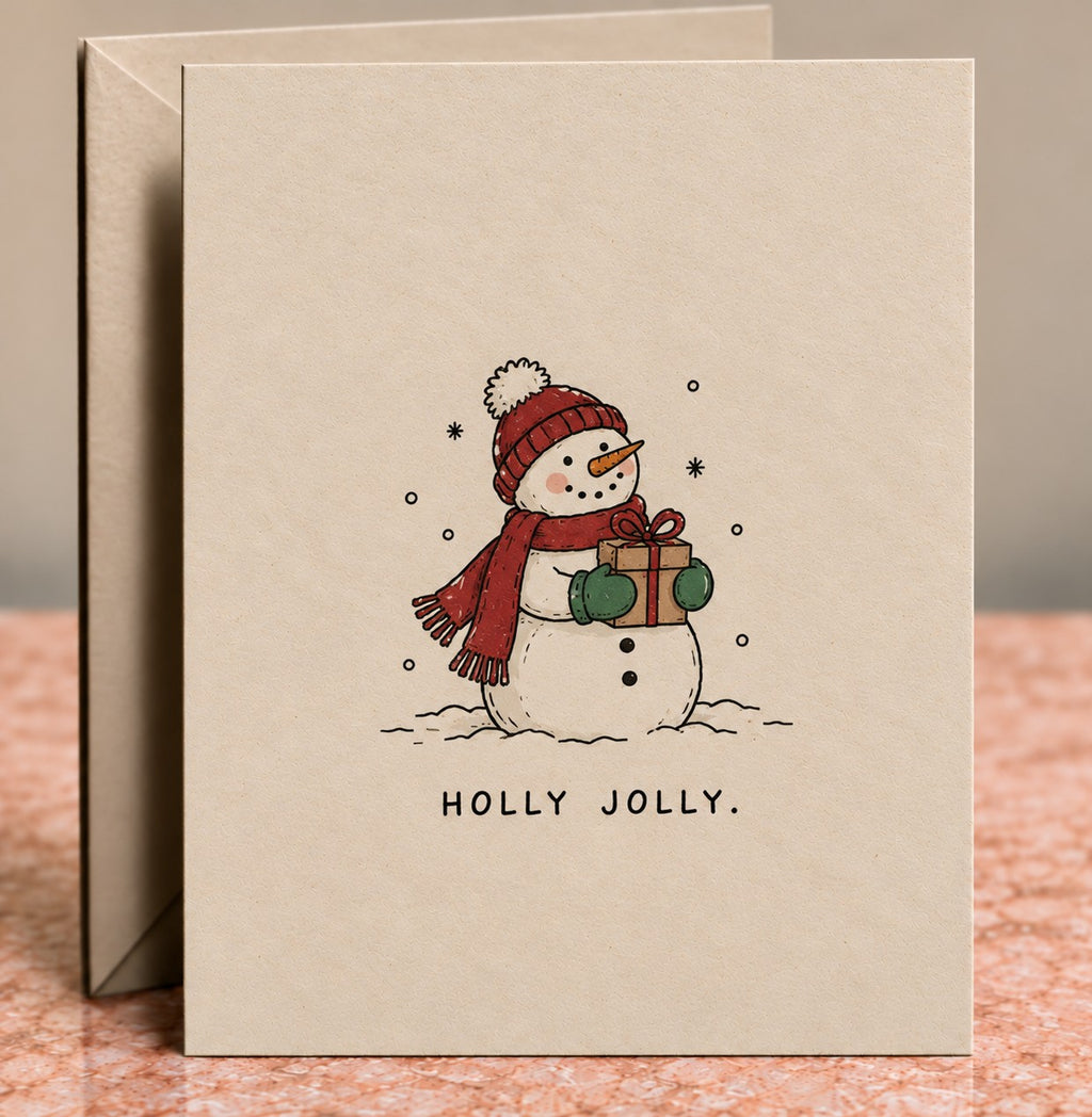Holly Jolly Card by The Paper Edit