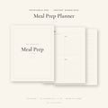 Meal Prep Planner — Printable PDF (Instant Download), printable PDF by The Paper Edit