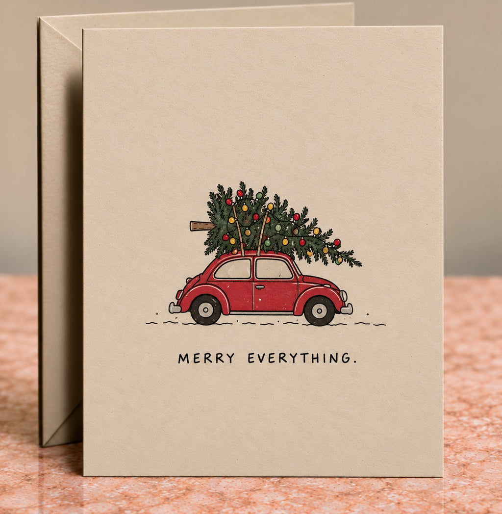 Merry Everything Card by The Paper Edit