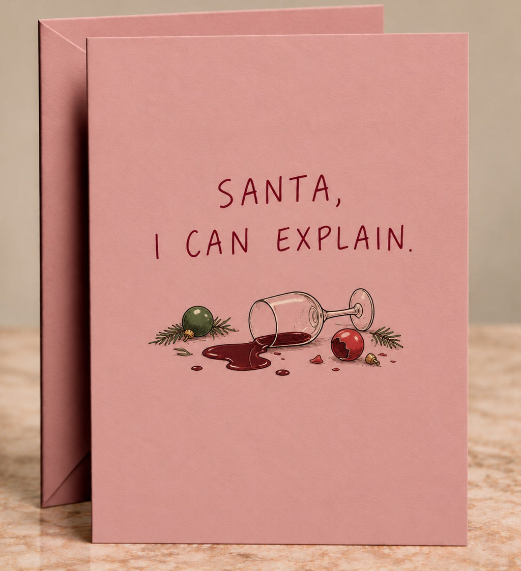 Santa, I Can Explain Card by The Paper Edit