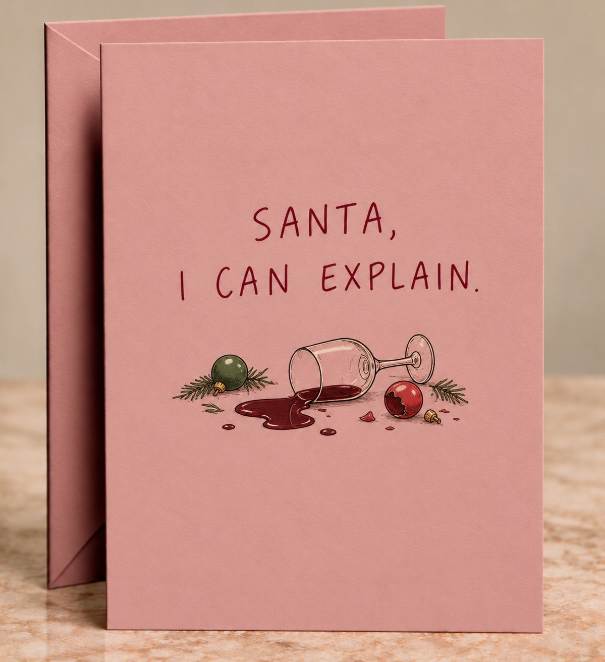 Santa, I Can Explain Card by The Paper Edit
